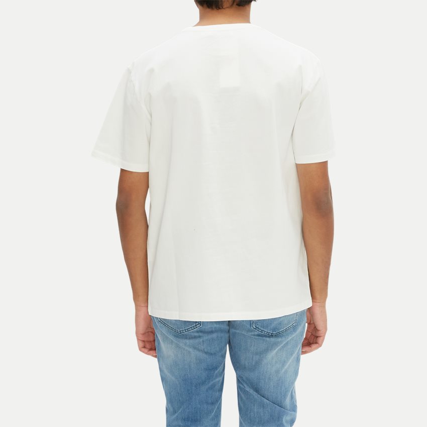 Maison Kitsuné T-shirts KM00119KJ0035 RELAXED T OFF WHITE